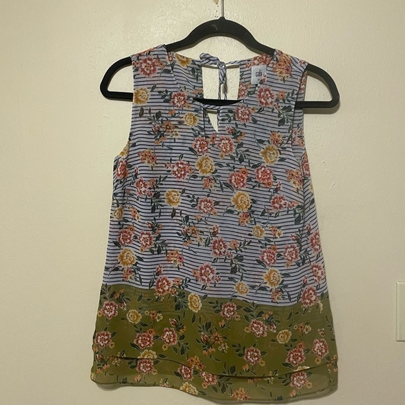 CAbi 5354 Penelope Floral Tank Top‎ Size XS - Picture 3 of 8